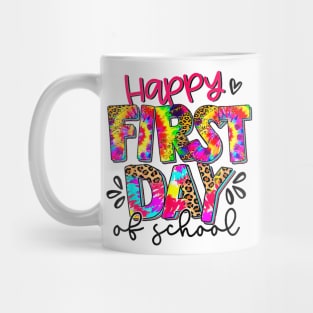 Back To School Teacher Student Happy First Day Of School Mug